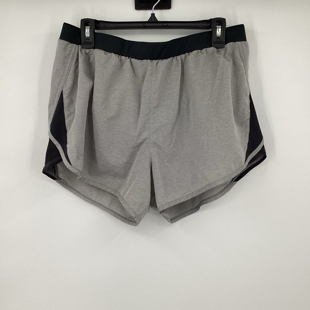 Womens Under Armour Lined‎ Running Shorts XL Gray